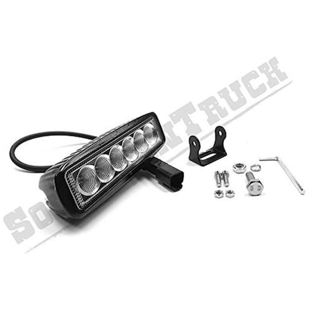 Complete Athlete 6 in. LED Light Bar 18W Flood - 2;880 Lumens CO1594619